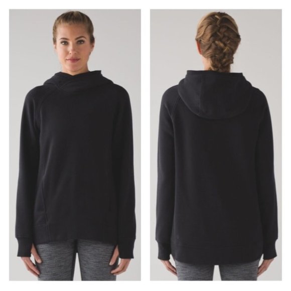 NWOT Lululemon Fleece Please Pullover Black - Picture 3 of 3